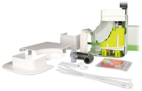 silent+ Mini Lime Kondensatpumpe mit Kanal für Klimaanlagen, Typ:OptiDuct weiß