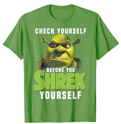 Shrek Check Yourself Before You Shrek Yourself T-Shirt