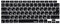 XSKN Tastaturabdeckung für MacBook Air 13,3 Zoll (33,8 cm) mit Touch-ID A2179 A2337 M1 Chip-Tastatur (US- und EU-Common-Version, Russisch)