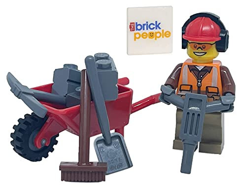 LEGO City : Travailleur du bâtiment avec brouette