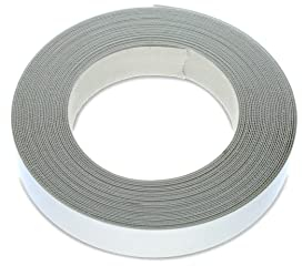 WoodPress® 15 mm Mélamine Blanc Mat Bande de Chant en Placage Préencollé – Rouleau de 7,5 m – Application à Repasser facile à faire soi-même, couvre le bord d'un panneau MDF standard