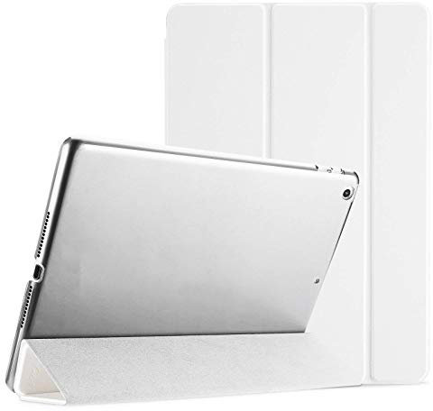 Smart Case For Apple iPad 9th Generation 10.2 (2021) Model A2603 and A2604 Magnetic Stand Cover (White)