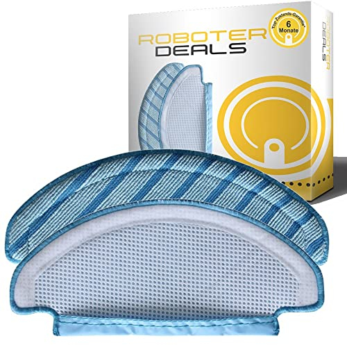 HRobotic Accessoires Mikrofaserpad, Wischpad, Ersatzpad (2 Stück) für Yeedi Vac Max, Yeedi Vac Station Saugroboter