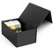 4X6 Index Card Holder, Index Card Storage Box 4 x 6 Inches, Fits 1200 Flash Cards - 1 Pack, Black