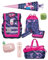 Familando McNeill Schulranzen Mädchen 1. Klasse 10-TLG. Set Ergo Complete Herz-Motiv mit Sporttasche Minnie Maus Schultüte 85cm und Regenschutz