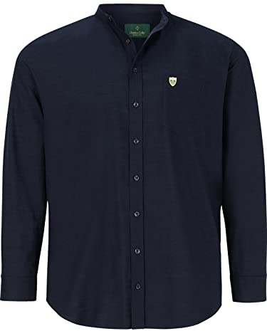Charles Colby Herren Hemd Duke Tancred dunkelblau, 5XL (XXXXXL) - 51/52