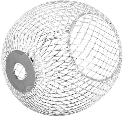 OFFSCH Metal Lampshade Open Lamp Cover Light Cover for Ceiling Chandelier Pendant and Wall Lamp Indoor Lighting Decor 2.76 X 2.76 X 2.76 in 1 Pack