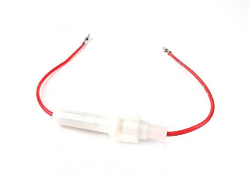 BGM Sicherung mit Halter, 10A kompatibel für Scooter, Roller, Moped, Vespa, Lambretta Motorrad, Universal Ersatz Sicherungshalter Sicherung