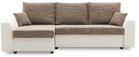 Eckcouch Paul 1 PRO mit Bettkasten! Best! Wohnzimmer möbel mit schlaffunktion. Polstermöbel, bequem schlafcouch. (LAWA 02 + REAL 17)