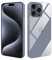 HSP Custodia per Apple iPhone 15 Pro Max [antipolvere, in silicone TPU di alta qualità, antigraffio, antiurto, protezione da caduta, protezione schermo per fotocamera, trasparente