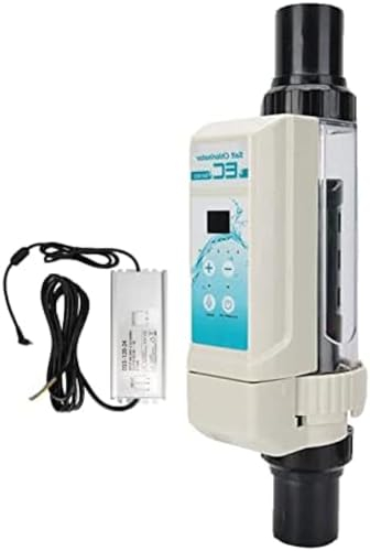 SPA Pool Salz Chlor Maschine 8g/12g/16g/20g/h Salzwasser Chlor Generator Elektrolyse Salz Chlorinator EC8/EC12/EC16/EC20,12g/h,Bonny369