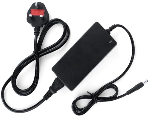 CLIUNT 24V 5A DC Power Supply Adaptor,AC 100-240V to DC 24V 120W Converter Adapter Driver Transformer,5.5mm x 2.5/2.1mm Jack UK Plug for Led Strips,LCD Monitors,CCTV Camera