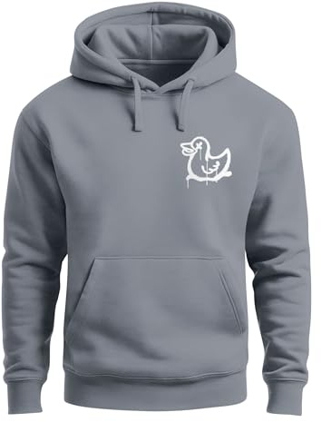 Neverless® Hoodie Herren Print Aufdruck Motiv Kapuzen-Pullover Männer Fashion Streetstyle