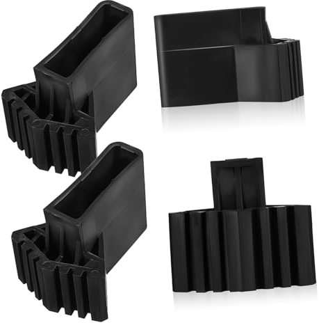 jojofuny 4 Stück rutschfeste Matte Stuhlgleiter für Verlängerungsleiterabdeckungen Teleskopführer Fußpolster Schutzabdeckung für Leiterbeine Leiterfüße Kappen Multifunktion