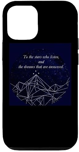 Bücherwurm ACOMAF To the Stars Night Court Bookish Hülle für iPhone 12/12 Pro