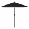 Gecheer 3-Tier Cantilever Parasol Umbrella Garden Parasol Sun Shade Shelter Canopy for Outdoor, Garden, Patio, Beach with Aluminium Pole Black 2.5 m