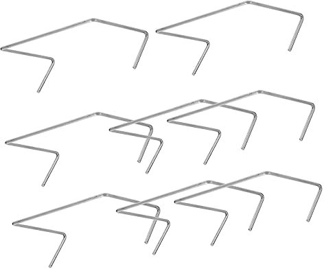 KITANDOVE 50 Stück Metallhaken Zum Aufhängen Im Regal Ausgleichshaken Für Warenregale Multifunktionaler Aufbewahrungshaken