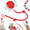 Vibbang Interaktives Katzenball Spielzeug, Hundespielzeug Elektrisch, Chewy Viral Rolling Ball, Intelligenz Katzensprint Spielzeug, 360° Automatisch Rolling Smart Toy Ball Für Katzen Hunde(A)