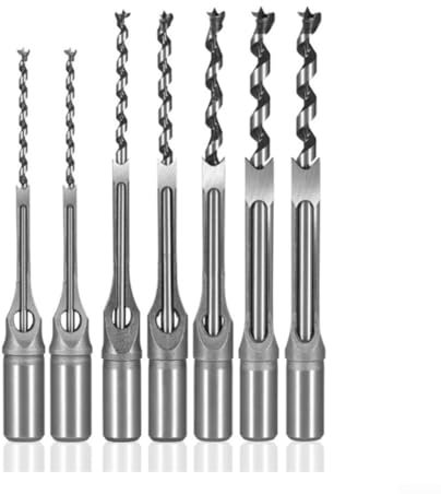 Ensemble de ciseaux à mortaiser carrés - Outil essentiel pour le travail du bois et la rénovation (10 mm)