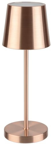 APS 17029 MERLE MINI Kabellose USB-C Tischleuchte, Fartemperatur und Helligkeit einstellbar, spritzwasssergeschützt IP 54, inkl. Dockinstation und Fernbedienung