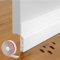 Bas de Porte Isolant 200 cm, Auto-Adhésif Boudin de Porte, Silicone Dessous de Porte Anti Froid Isolation Thermique, pour Porte D'entrée, Porte Interieur (200 x 5cm,Blanc)