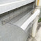 WWERTYY Vordach für die Haustür, Außenmarkise, Fenster-Regenschutz, Veranda-Markise für Terrassendach, Pavillon, Garten, UV- und wasserdichte Polycarbonat-Abdeckung, mit Zubehör (50 x 180