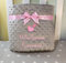 Generisch ★ Babydecke mit Namen und Motiv Bestickt ★ 75x100 cm ★ Baumwolle ★ Füllung ★personalisiert (Grau - Herzen 3, 75 x 100 cm)