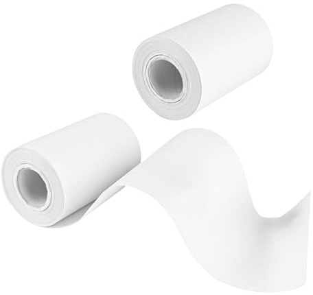 YAYODS 2 Stück Butterbrotpapier Rolle - 8,5 cm x 40 m Weiß - Backpapier Rolle - Baking Paper - Antihaft Brotpapier für Sandwich, Pommes Frites, Burger, Kuchen