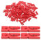 Gatuida 100pièces Mini Pinces Naturel Colorées Clips Utilitaires pour Photos Et Organisation Rouge