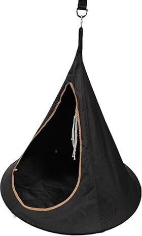 Silla hamaca con forma de columpio colgante, impermeable y antimosquitos, doble columpio con 100 kg para acampar al aire libre