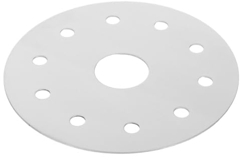 DECOMELODY Plaque Adaptatrice Acier Inoxydable pour Diffusion Homogène de Chaleur Disque Conducteur pour Table Cuisson Induction et Gaz Plaque Annulaire Multifonction pour Cuisine