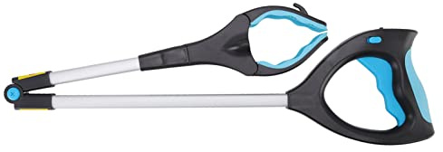Haofy Faltbarer Reacher-Greifer, 32 Zoll, Erweiterte Reichweite für Einfaches Aufnehmen mit Verriegelungsbacken, Zusammenklappbarer Pick-Up-Stick für Kleine Räume, Wohnmobil-Leben, Outdoor-Reinigung