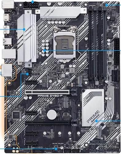 Placas Base Fit For ASUS Prime Z490-P LGA 1200 (Intel 10.ª generación) Intel Z490 SATA 6Gb/s ATX