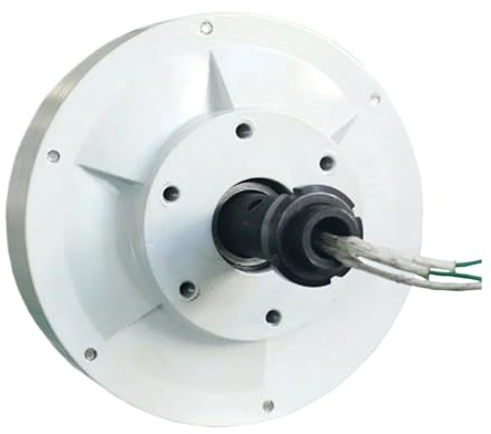 Turbina eólica, Generador de bajas RPM 3KW for molino viento turbina Vertical, alternador sin núcleo Maglev permanente escobillas, 3000W, 12V, 24V y 48V(With connector,48V)