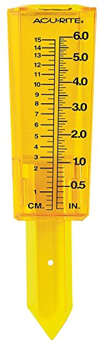AcuRite 00840A1 Regenmesser mittel gelb