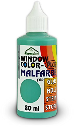 Window Colors Plus glitzergrün 80 ml
