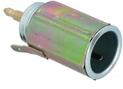Carpoint | Eingebauter Zigarettenanzünder 12V | CE-Kennzeichnung | Einfache Installation | Universell für Auto, Boot, Wohnwagen | Kompakt und langlebig