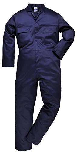 Portwest Stud Front Coverall Navy Extra Large Ref S999, X-Large
