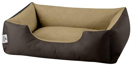 BedDog Hundebett S - Hundekissen - Hundekorb - Hundecouch - Hundesofa - Bezug abziehbar, Waschbar, für Kleine Hunde