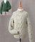 UKHKA Aran Knitting Pattern for Childrens High or V Neck Cable Detail Sweaters 161