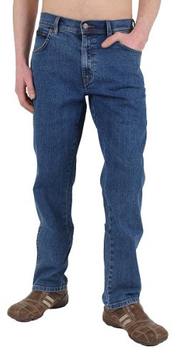 Wrangler Herren Jeans Regular Fit Texas Stretch Hose Authentic Straight Jeanshose Denim Baumwolle Schwarz Blau Grau w28 w29 w30 w31 w32 w33 w34 w36 w38 w40 w42 w44