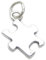 Jigsaw Piece sterling silver charm .925 x 1 Autism Autistic Puzzle charms