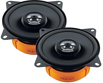 Hertz DCX 100.3 – 2-Wege-Koaxiallautsprecher mit 100-mm-Membran, 60W Spitzenleistung und kompaktem DIN-Format