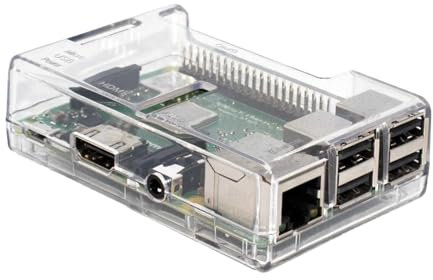SB Componenti Raspberry Pi 3 Modello B o Raspberry Pi 2 Modello B Clear Case
