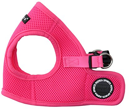 Puppia Hundegeschirr Weste in Neonfarben - Hochwertig und Komfortabel - Auch als Welpengeschirr verwendbar, Pink, L PAPA-AH1325 Weste Neon Soft
