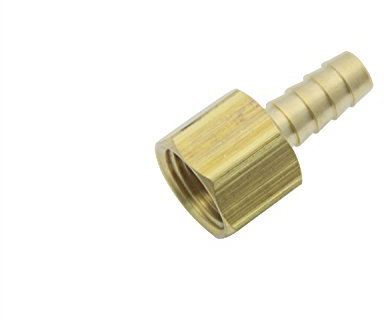 LTWFITTING Laiton BSP Raccord Coupleur/Adaptateur 3/8-Pouce Femelle BSPP x5/16-Pouce(8mm) Tuyau Barbillon Pétrole Gaz Eau (paquet de 5)