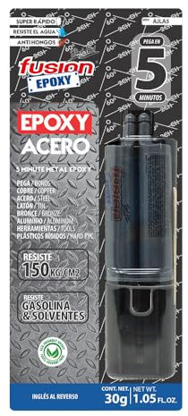 Fusion Epoxy - Acier époxy - Seringue époxy 5 minutes - 25 ml