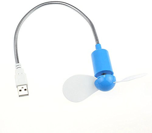 Outstanding® Flexible Mini USB Ventilador USB Cooling Cooler Plug and Play para portátil PC portátil