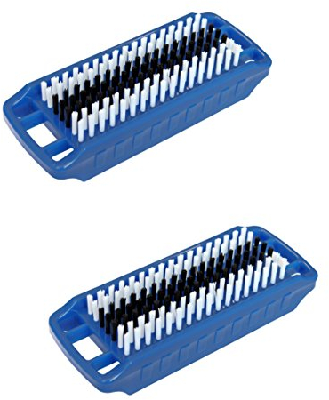 Brushmann Extra Wide Nail Brush/Hand Scrubbing Brush x2