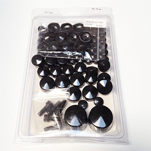 Boulons Toppers Capuchons Compatible avec 2007 2008 2009 2010 2011 2012 Compatible avec Harley Softail Twin Cam Chr